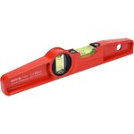 Niveau trapzodal 250 mm, corps - fonte d'aluminium, deux ampoules, aimants yt - 30370 yato