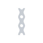 Feuillard perforé galvanisée - 12 x 0, 7 mm x 3 m Feuillard perforé galvanisée - 12 x 0, 7 mm x 3 m