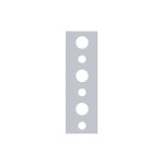 Feuillard perforé galvanisée - 20 x 0, 9 mm x 25 m Feuillard perforé galvanisée - 20 x 0, 9 mm x 25 m