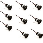 Tinor ? lot de 9 mini spots led encastrables 12v 1w ? ip65 pour cuisine, escalier, placard, couloir ? ...
