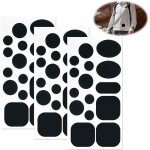 (noir)lot de 45 patchs de r�paration autocollants en nylon pour v�tements d'ext�rieur, kit de r�paration ...