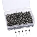 (noir m�tallis� r�tro) 400 pi�ces �pingles de carte avec 1 / 8 pouce t�te et pointe en acier