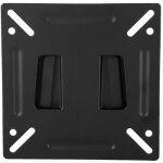 (noir)support tv mural pour tv 14 � 32 pouces - aluminium - noir - fixe