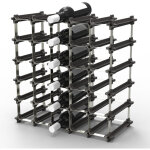 Nook� casier � vin empilable ? kit 25 pi�ces pour 30 bouteilles ? modulable, extensible et flexible ? ...