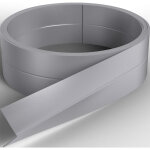 Nordlinger ? profil� de finition en l adh�sif gris 260cm ? corni�re �gale 15 x 15mm ? pvc avec rainures ...