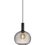 Nordlux - suspension alton 25 verrerie noir, h. 33 - ip20 - e27 / int�rieur