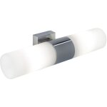 Nordlux - applique murale tangens double verrerie chromé, h. 6 - ip44 - e14 / intérieur Nordlux - applique murale tangens double verrerie chromé, h. 6 - ip44 - e14 / intérieur