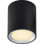 Nordlux - plafonnier m�tal et plastique noir led integr�e 2700k fallon long 47550103