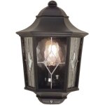 Elstead - norfolk - demi - lanterne murale ext�rieure � 1 ampoule noire ip44, e27