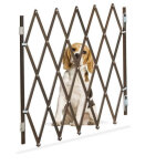 Northix - grille de protection pour chien extensible en marron