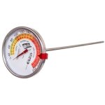 Northix - thermometre de four a fumee pour montage sur porte plage de temperature 40c 260c
