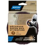 Norton - disque dcapant express 115 mm, bois et vernis