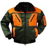 Norway protection - gilet de pilote pour homme rougedorn, taille xl, vert / orange