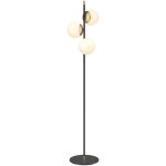Nostalgia lampadaire moderne  bras multiples or mat, abat - jour en verre - maytoni