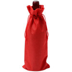 Nouveaux sacs a vin en jute, couvercles de bouteilles de vin rouge, sac cadeau champagne, sac d'emballage ...