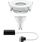 Paulmann - nova spot encastrable pour salle de bains led gu10 7 w ip65 blanc mat s309401