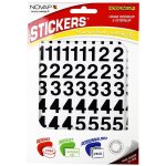 Centrale brico chiffre autocollant sur planche en plastique