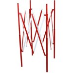 Novap - barrire de regard extensible - rouge / blanc - 1, 30 m x 1, 15 m 8000271