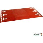 Novap - coussin berlinois, ralentisseur conforme cerema - 3 m - rouge 6100324