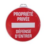 Outifrance panneau signalisation  propriet� priv�e