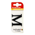 Lettre m noire hauteur 40mm - 4621456