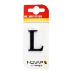 Lettre l noire hauteur 60mm - 4622644