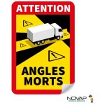 Panneau angles morts pour camion - adh�sif 250 x 170 mm - 4631011