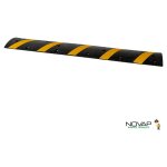 Ralentisseur monobloc grand modle noir et jaune rtrorflchissant avec fixations incluses - 1830 mm ...
