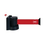 Enrouleur mural magn�tique avec sangle rouge avec logo sens interdit 3m x 50mm - 2050104