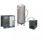 Nu air - compresseur � vis 7. 5 kw 500l 10cv s�cheur k - max 7. 5 / 10 / 500vg / es nuair