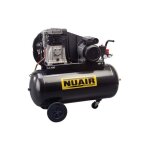 Nu air - nuair - compresseur  air 2cv 1, 5kw monophas 50l 10 bar entranement par courroie lubrifi ...