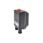 Nu air - pressostat 4 voies 3 / 8'' 12 bar avec disjoncteur thermique 6, 3 - 10a