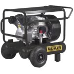 Nu air ? compresseur � air 4hp 3kw monophas� 2x10l ? entra�nement direct lubrifi� ? pression 10 bar ? ...