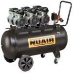 Nuair - compresseur siltek sans huile silencieux 3 cv