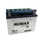 Batterie moto numax standard yb4l - b 12v 4ah 45a