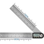 Num�rique angle finder 0 - 360 � num�rique inclinom�tre en acier inoxydable rapporteur d'angle r�gle ...