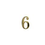 Numro 6 laiton 10cm 2675 ami