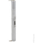 Nx - batterie eclairage secours 5xsc st4 ht 6v 1. 6ah faston 4. 8mm ( + 2. 8mm)