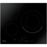 Samsung - nz63r3727bk noir int�gr� 59 cm plaque avec zone � induction 3 zone(s)