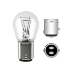 10 ampoules p21 / 5w, 24 volts 21 / 5 watts culot bay15d