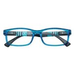 Occhiale lettura + 2 b25 - blu200 zippo