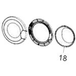 Oceanic - sos accessoire verre de hublot (rep�re 18) pour lave - linge 38298