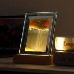 Odipie - veilleuse peinture de sable en mouvement, paysage de sable dynamique 3d, image de sable en mouvement ...