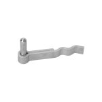 Gond de porte d16mm chrom brillant