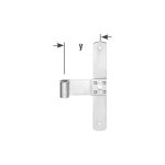 Penture volet d13 x200mm chrom� brillant