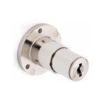 Serrure � poussoir - sens : tiroir - d�cor : nickel� ojmar