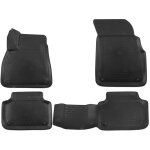 Omac 3d tapis de sol pour audi q7 q8 15 - 25 caoutchouc tpe noir