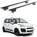 Omac barres de toit aluminium certifi�es t�v pour citro�n c3 picasso 2009 - 2016 ? pour rails de toit ...