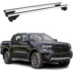 Omac barres de toit en aluminium pour ford ranger t6 2011 - 2022 doublecab ? t�v / din 75302:2019 ? antivol ...