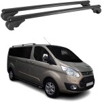 Omac barres de toit en aluminium pour ford transit custom i 2012 - 2023 ? t�v / din 75302:2019 ? antivol ...